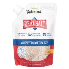 Redmond Trading Company, Real Salt, древняя кошерная морская соль, 454 г (16 унций)